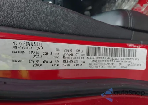 2018 Dodge Durango Gt Rwd from USA, damaged, VIN 1C4RDHDG1JC175732